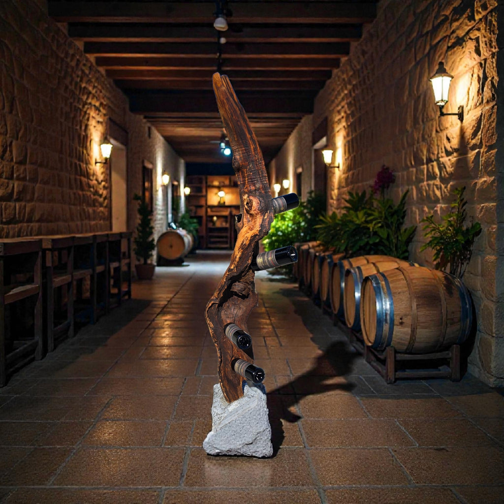 Portabottiglie "Eleganza in Spirale"
