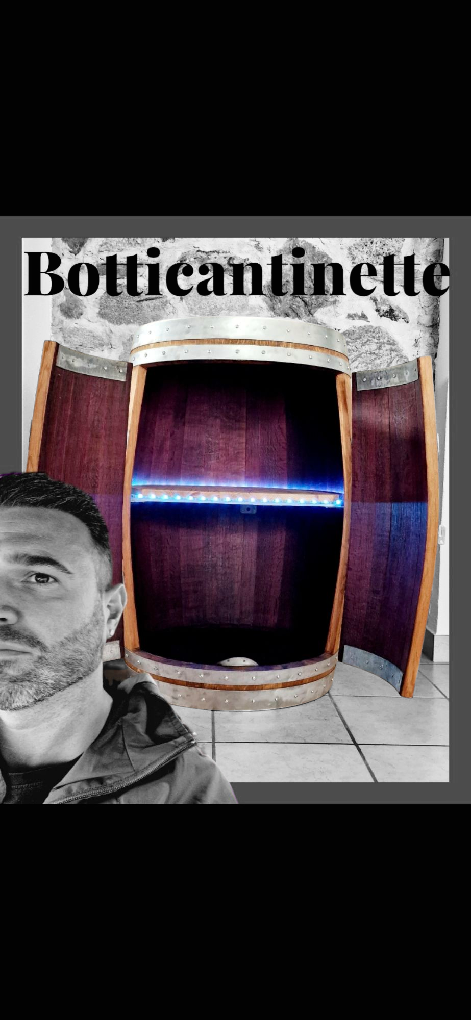 Barrique da 225l / porta bottiglie