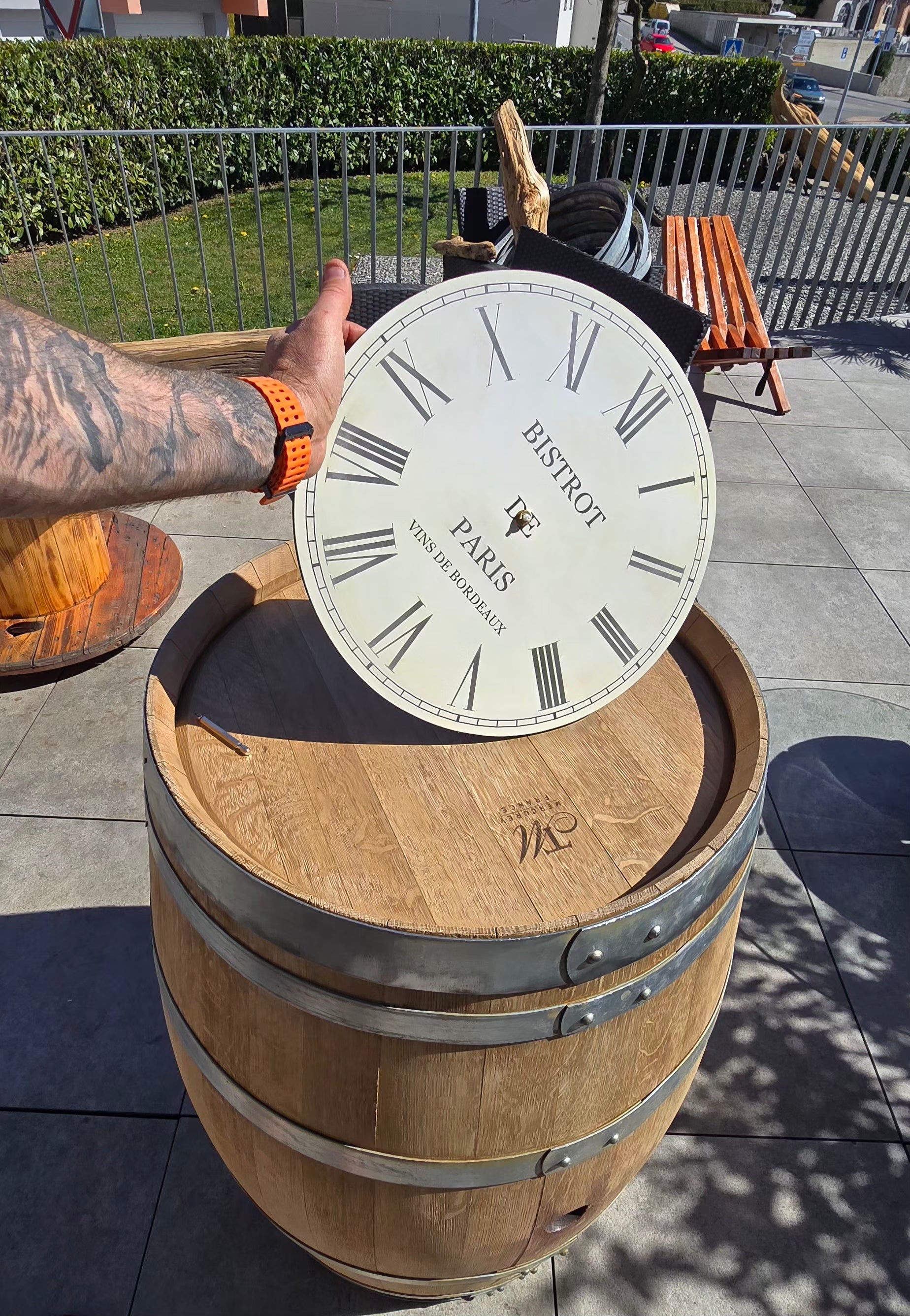 Botte / barrique "Time to wine"